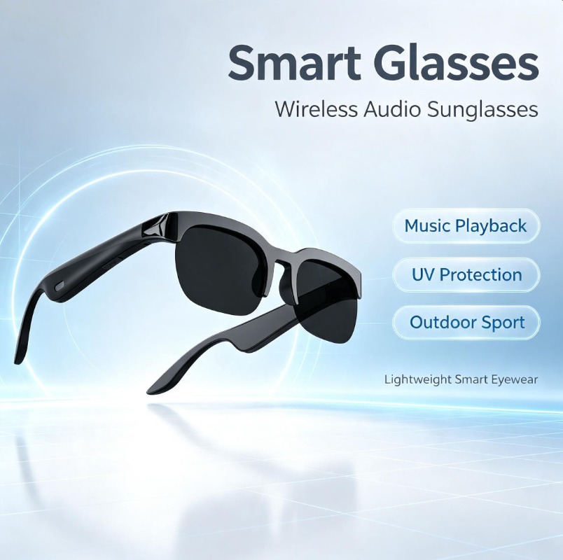 Audio Music Video - 2026 Smart Audio Sunglasses Bluetooth Call