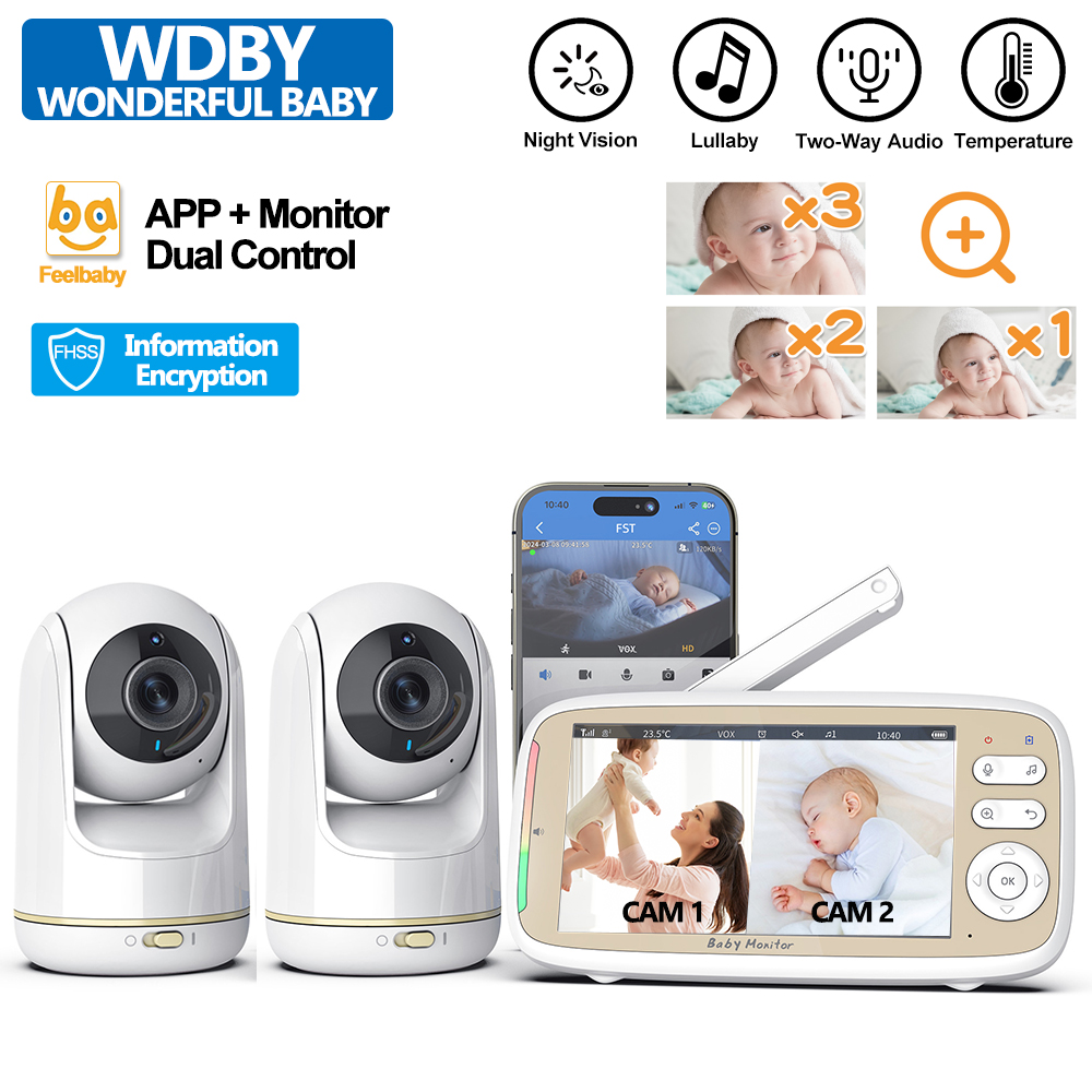 VB803 PRO Baby Monitor with 2p - Audio Music Video review and price