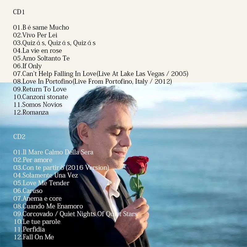 Andrea Bocelli My Love Songs 2 - Audio Music By review and price