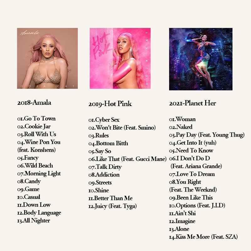 Doja Cat 6CD Music Album Colle - Audio Music Car review and price