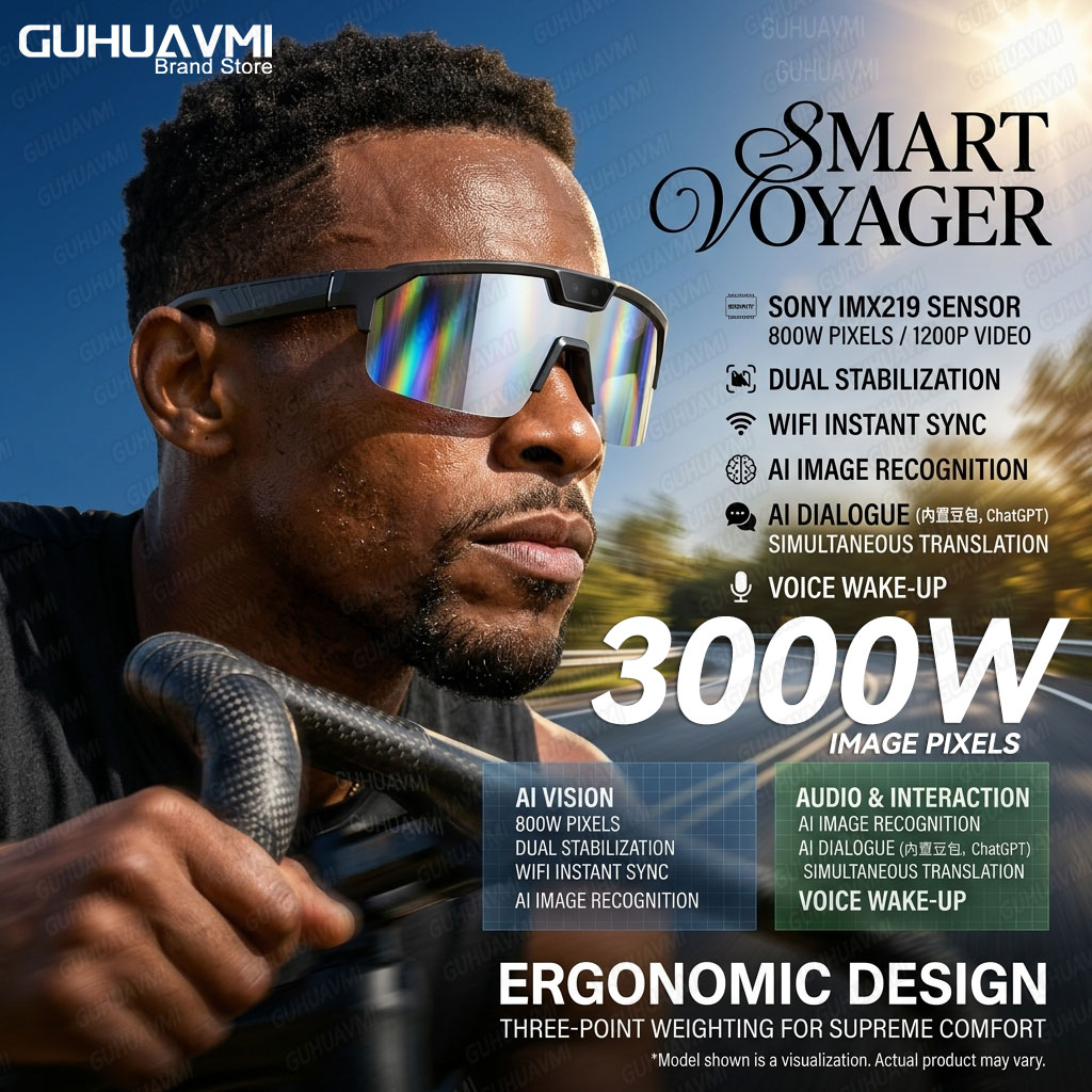 Photochromic Smart Glasses 120 - Audio Music Video review and price