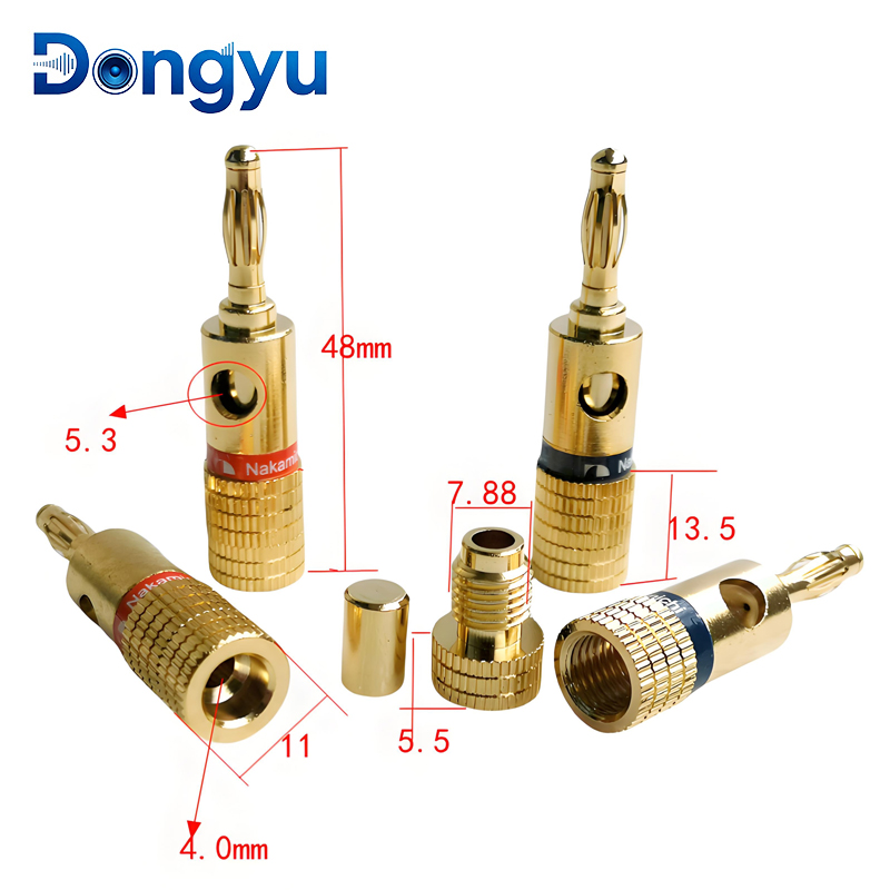 4MM Nakamichi Banana Connector - Audio Music Video review and price