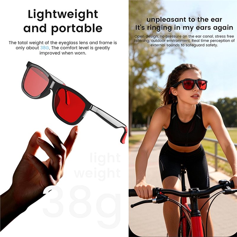 AI Smart Audio Glasses Touch T - Audio With Music Ai review and price