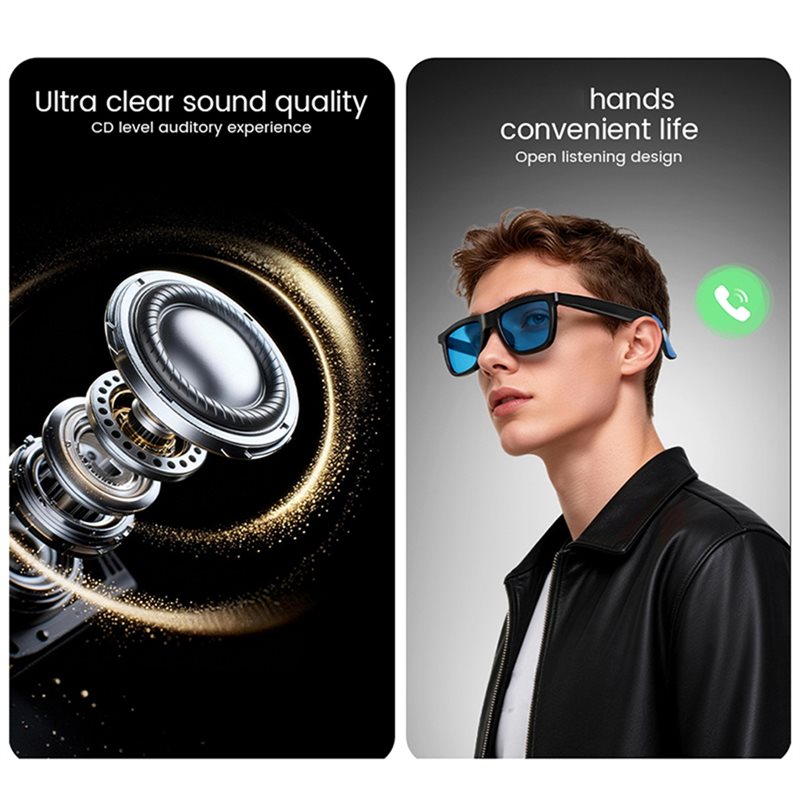 AI Smart Audio Glasses Touch T - Audio With Music Ai review and price
