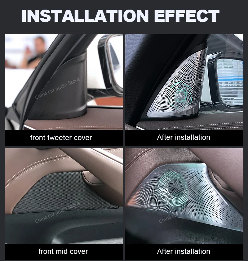LED Car Speaker Tweeter Cover  - Audio Music Car review and price