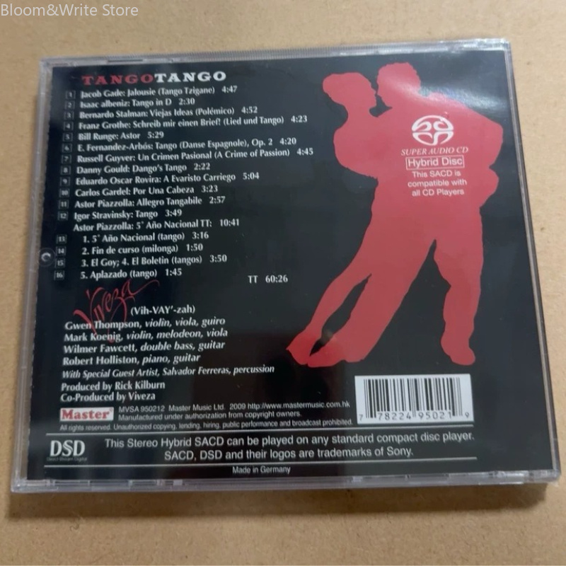 Tango Dance Music CD HIFI Audi - Audio Music Test review and price