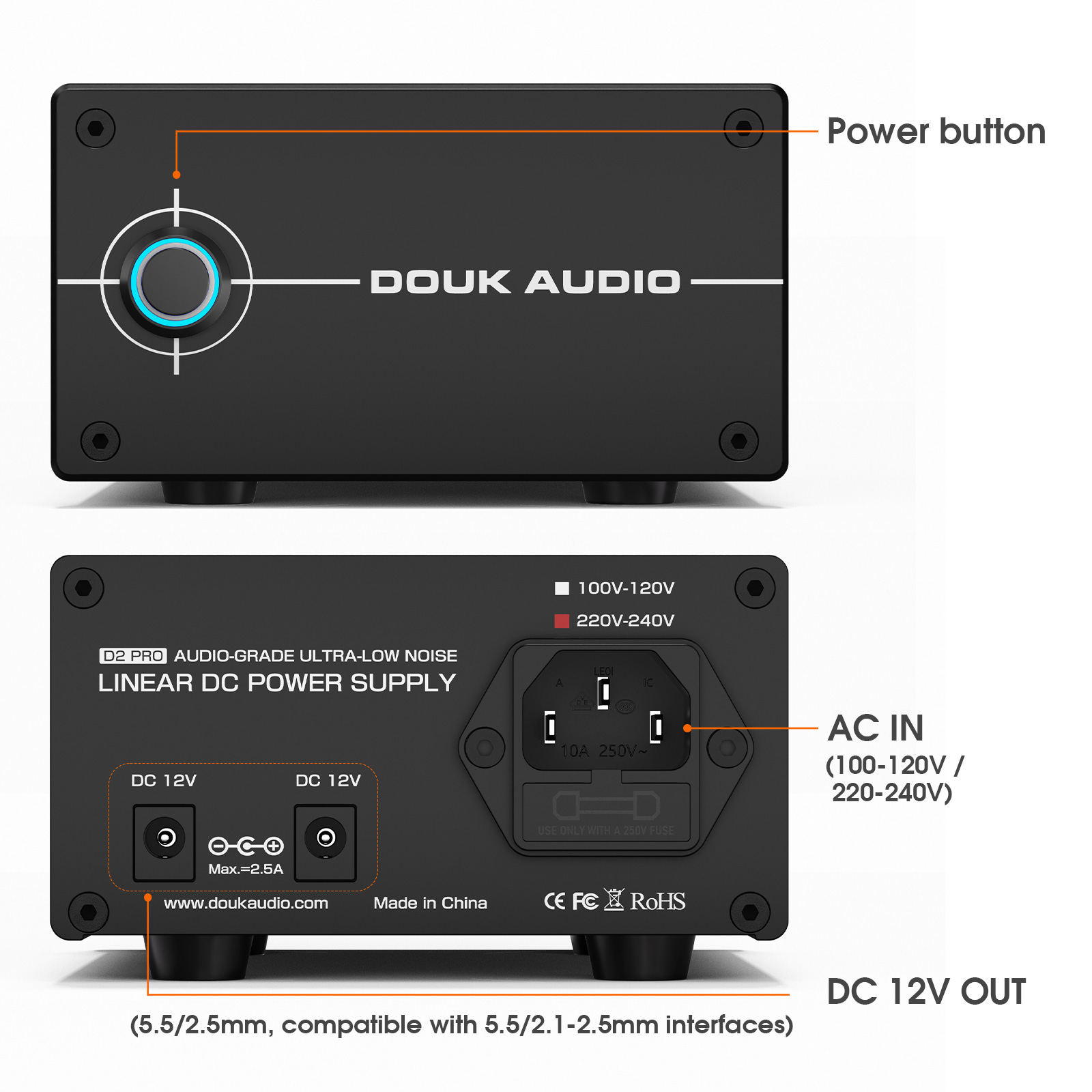 Douk Audio DC 12V 35W Regulate - Headphone Amplifier Dac review and price
