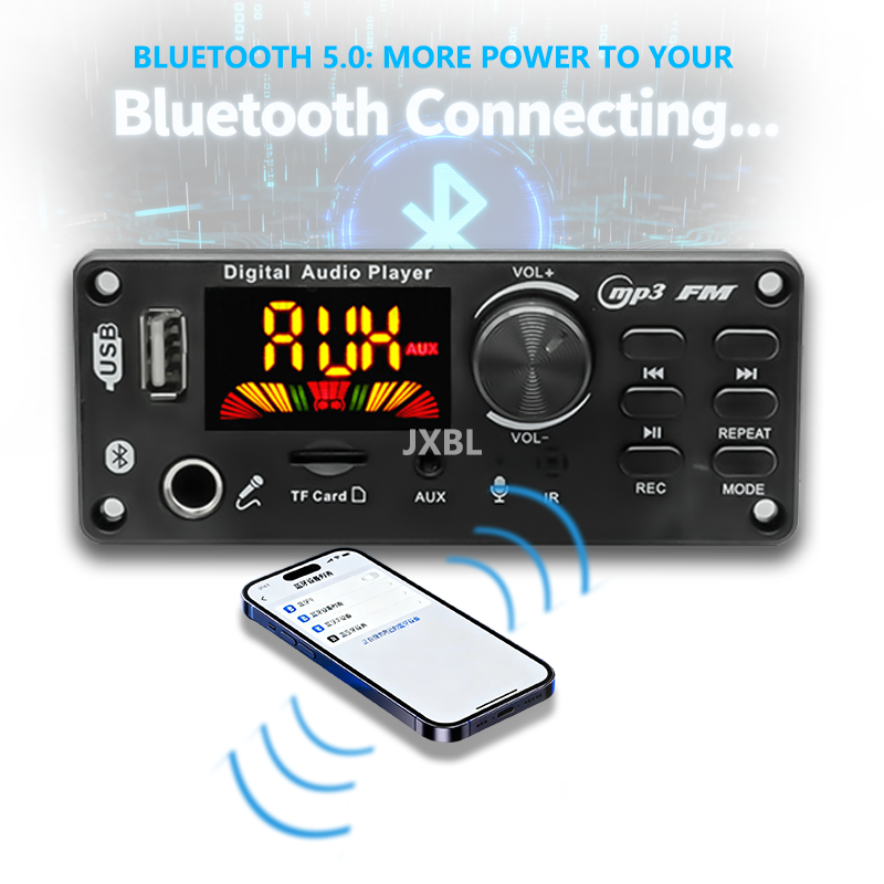 80W Bluetooth 5.0 MP3 Decoder  - Audio Music Car review and price