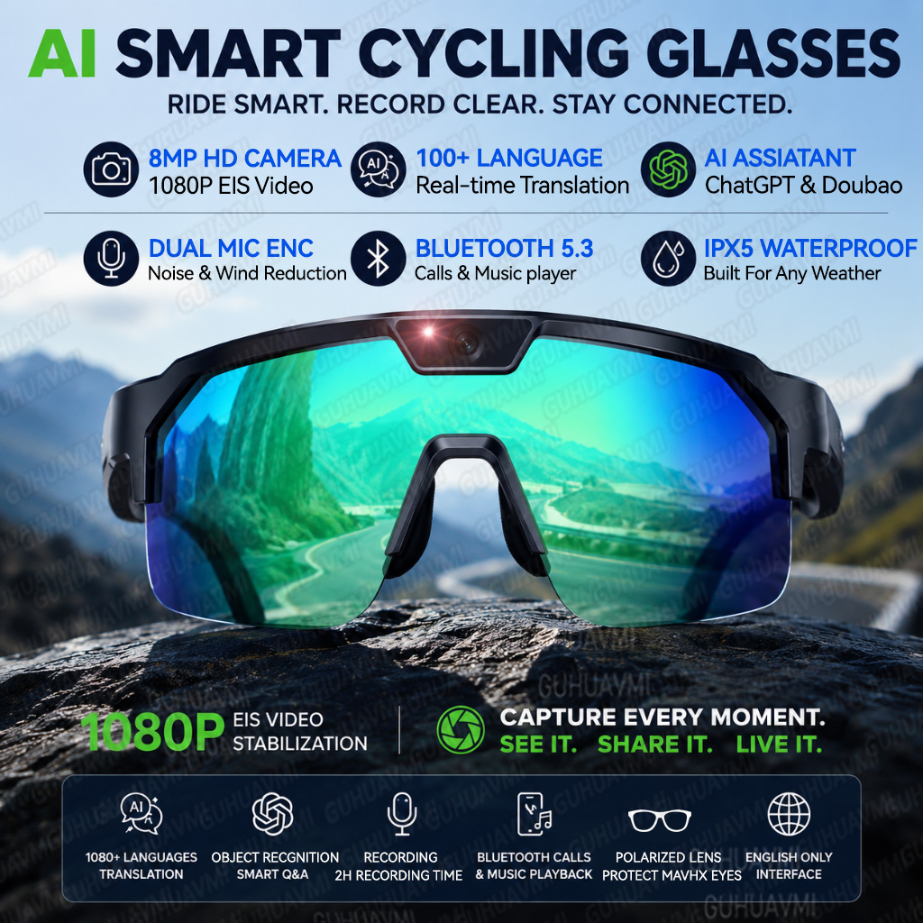2026 Upgrade Smart Glasses wit - Audio Music Video review and price