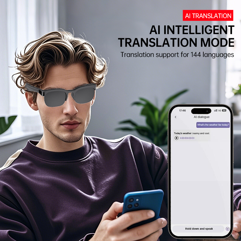 Bluetooth Audio Smart Glasses  - Audio Music Video review and price