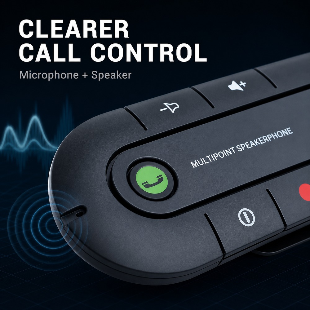 Bluetooth 4.1 Car Speakerphone - Audio Music Car review and price