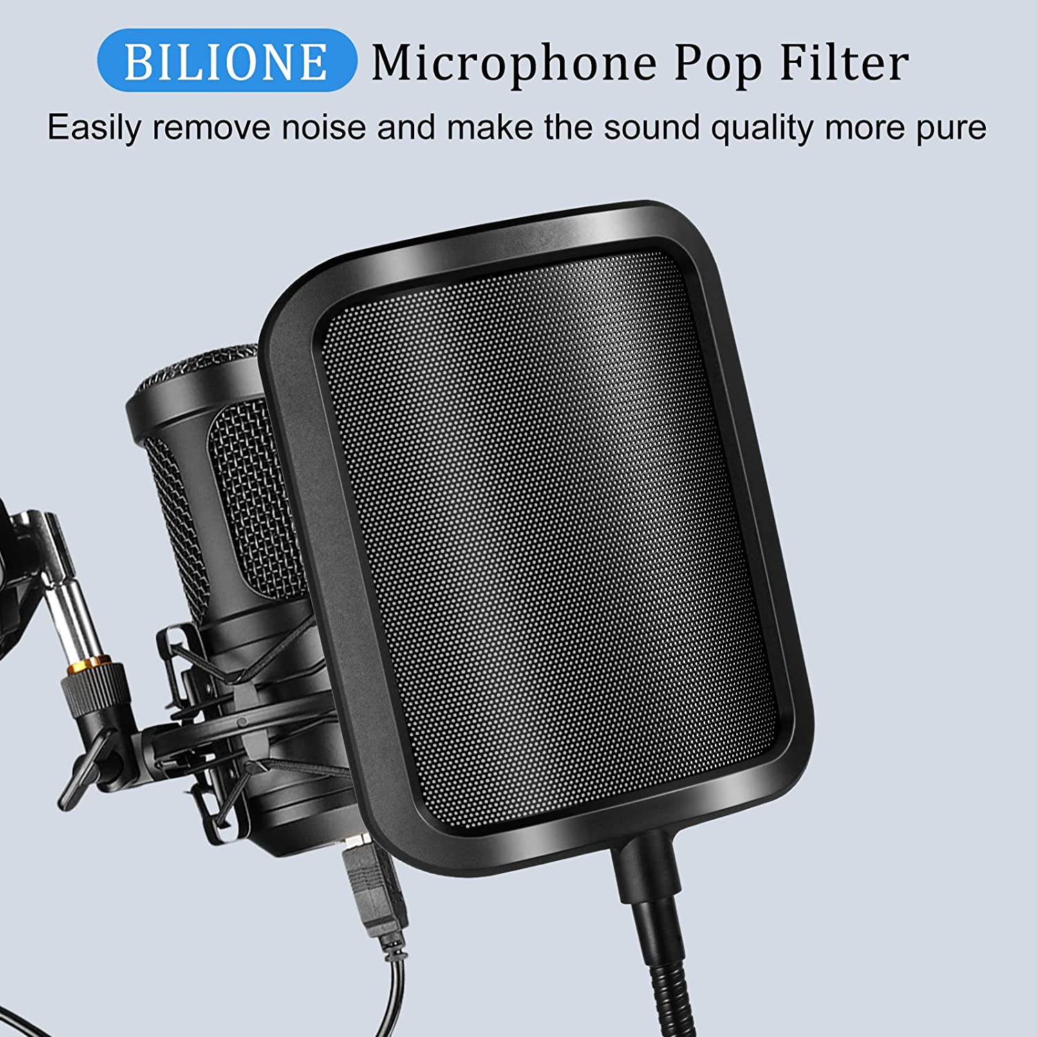 Metal Pop Filter Universal Mic - Recording Pop Filter review and price