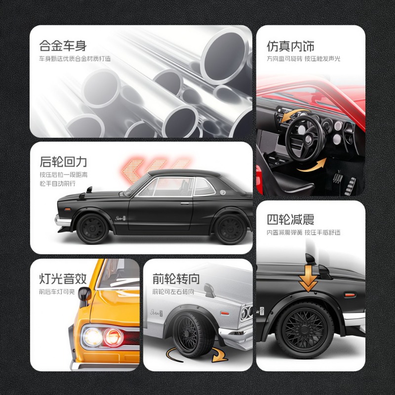 1:22 Nissan Skyline GT-R Hakos - Audio Music Car review and price